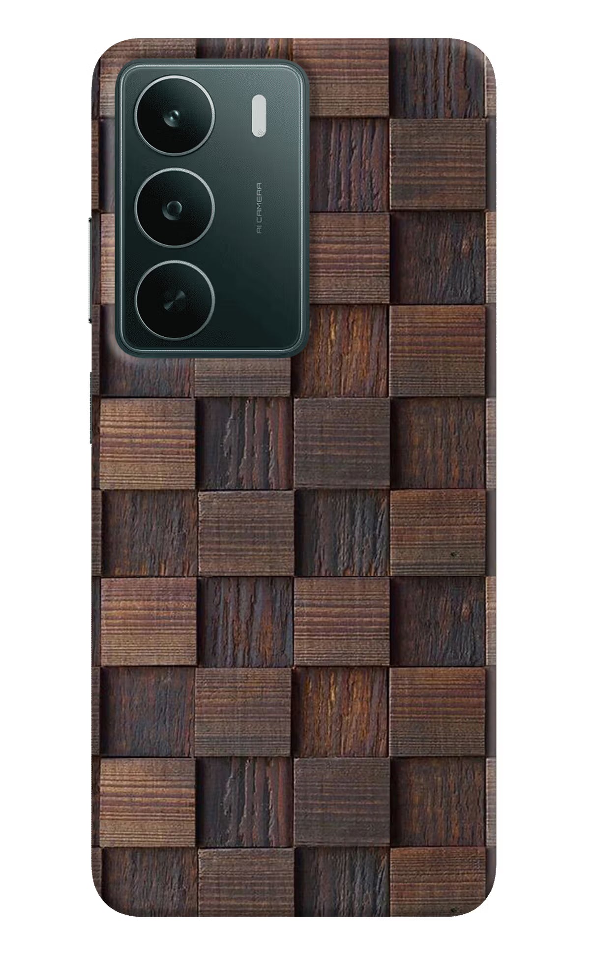 Wooden Cube Design Realme C75 5G Back Cover