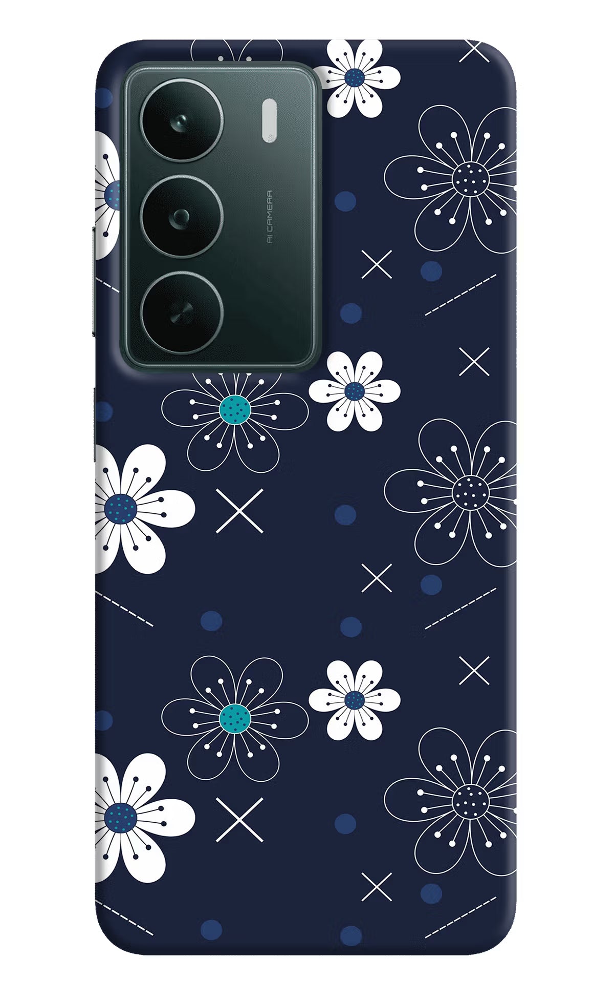 Flowers Realme C75 5G Back Cover