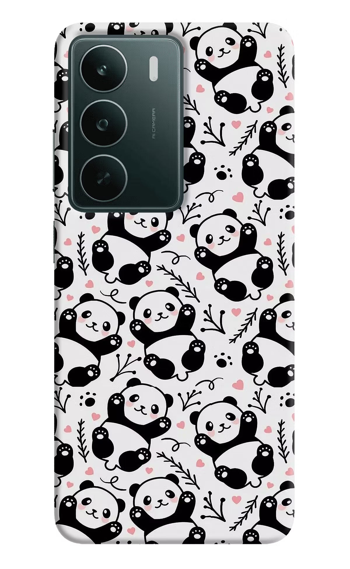 Cute Panda Realme C75 5G Back Cover