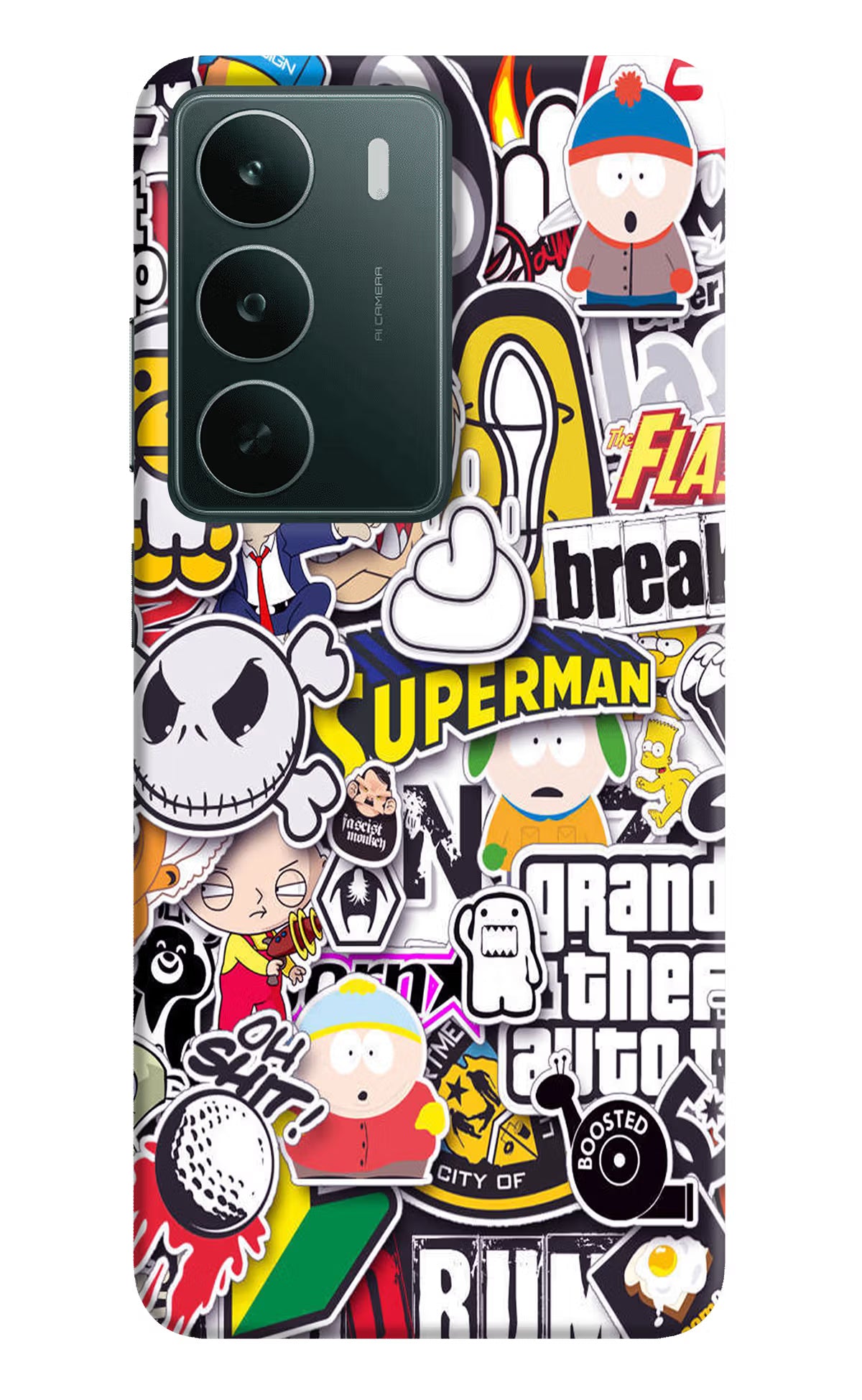 Sticker Bomb Realme C75 5G Back Cover