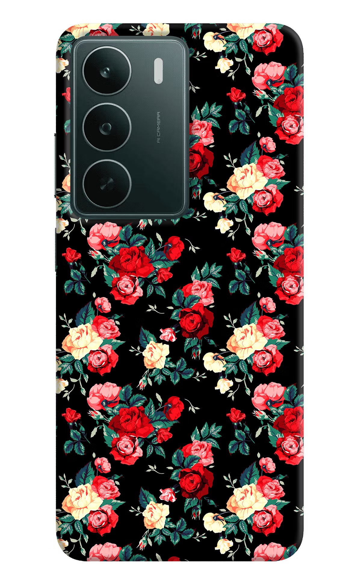 Rose Pattern Realme C75 5G Back Cover