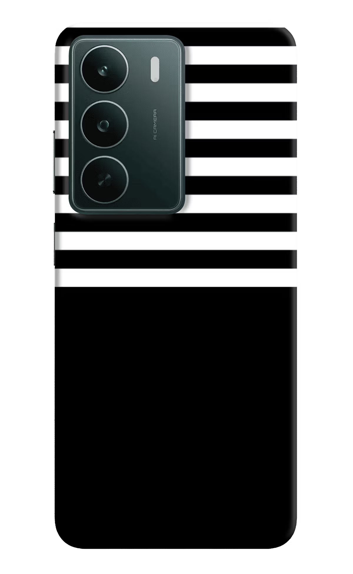 Black and White Print Realme C75 5G Back Cover