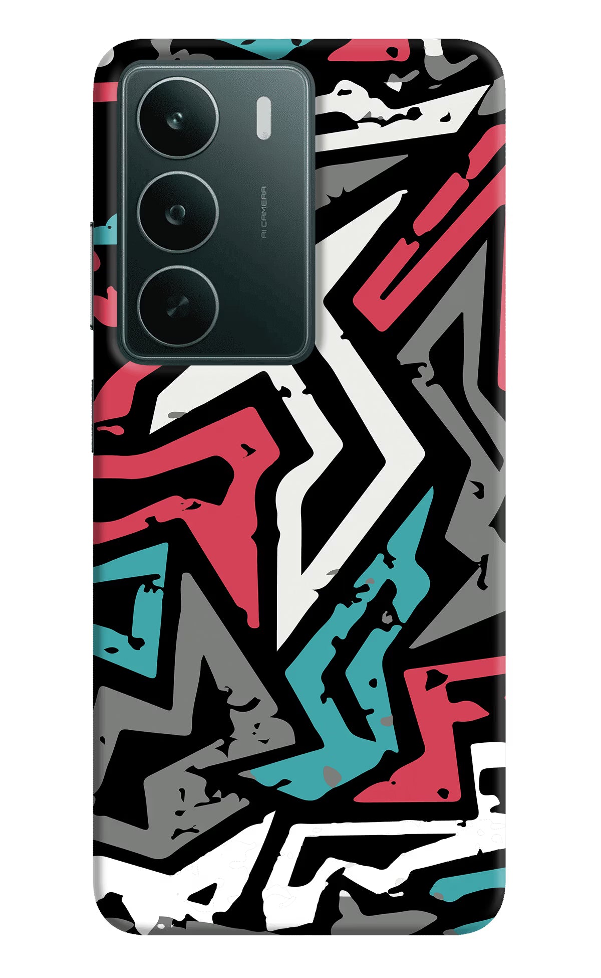 Geometric Graffiti Realme C75 5G Back Cover