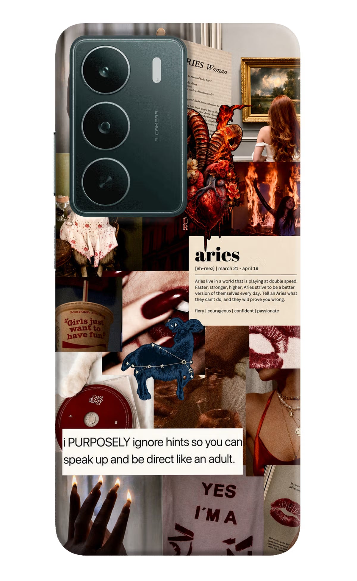 Zodiac Aries Realme C75 5G Back Cover