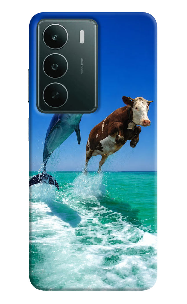 Dolphin vs Cow Realme C75 5G Back Cover