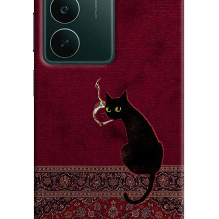 Midnight Cat Realme C75 5G Hard Case Back Cover by Casekaro