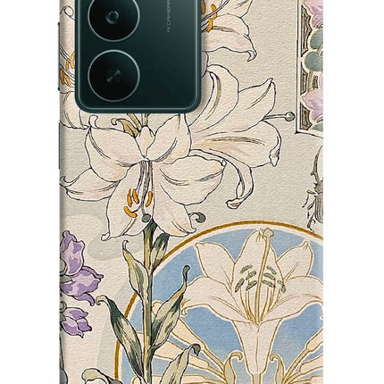 White Lily Realme C75 5G Hard Case Back Cover by Casekaro