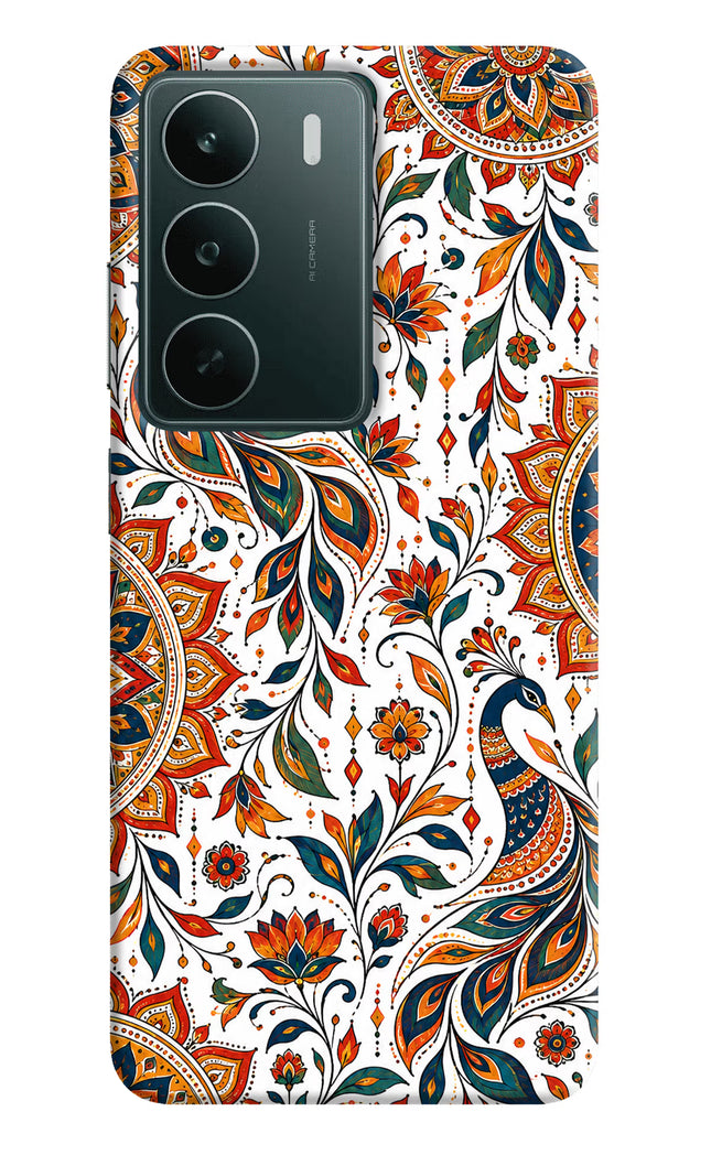 White Mayura Realme C75 5G Hard Case Back Cover by Casekaro
