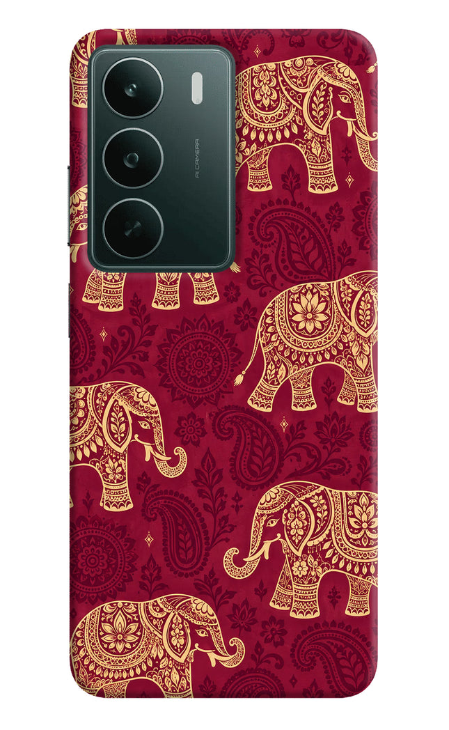 Maroon Elephant Realme C75 5G Back Cover