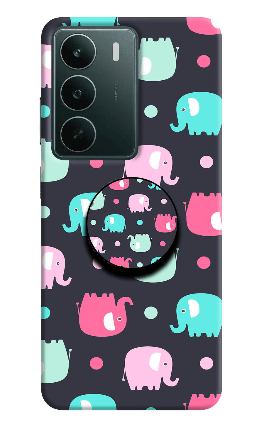 Baby Elephants Realme C75 5G Pop Case, Hard case