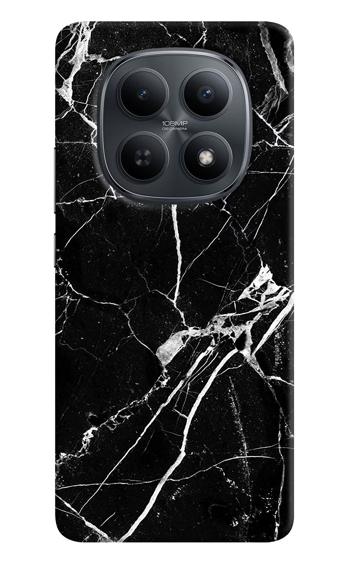 Black Marble Pattern Redmi Note 15 5G Back Cover