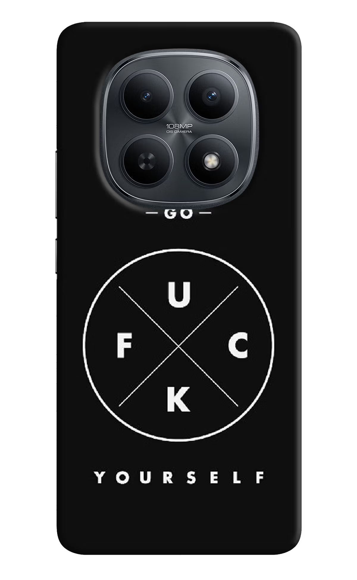 Go Fuck Yourself Redmi Note 15 5G Back Cover