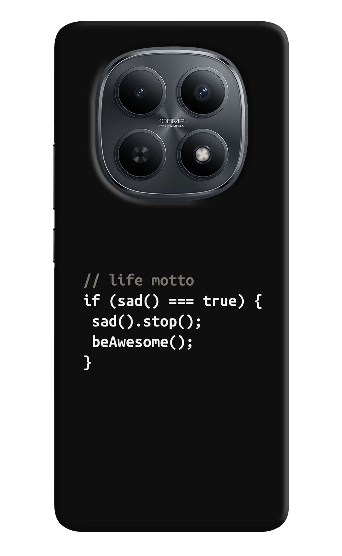 Life Motto Code Redmi Note 15 5G Back Cover