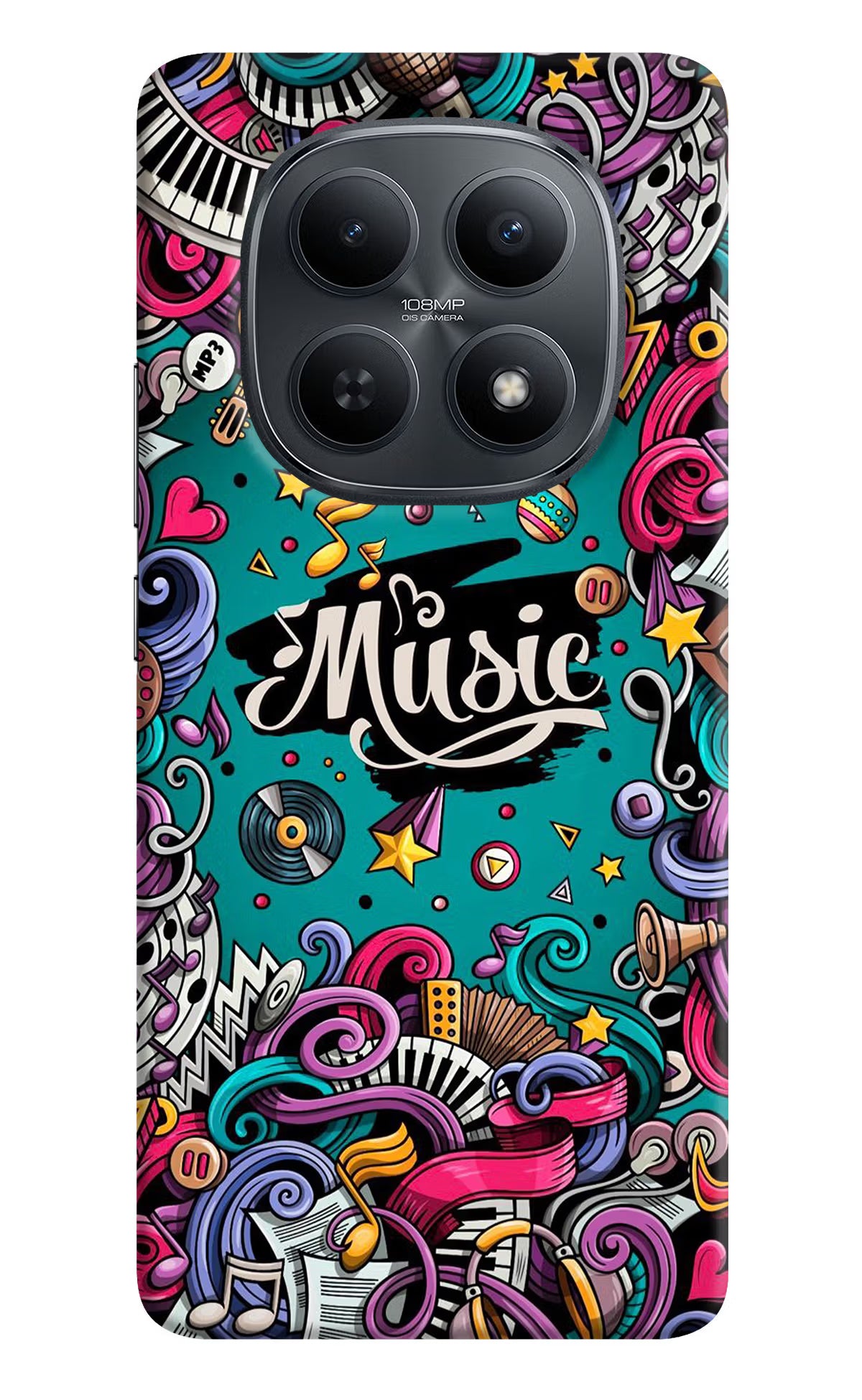 Music Graffiti Redmi Note 15 5G Back Cover