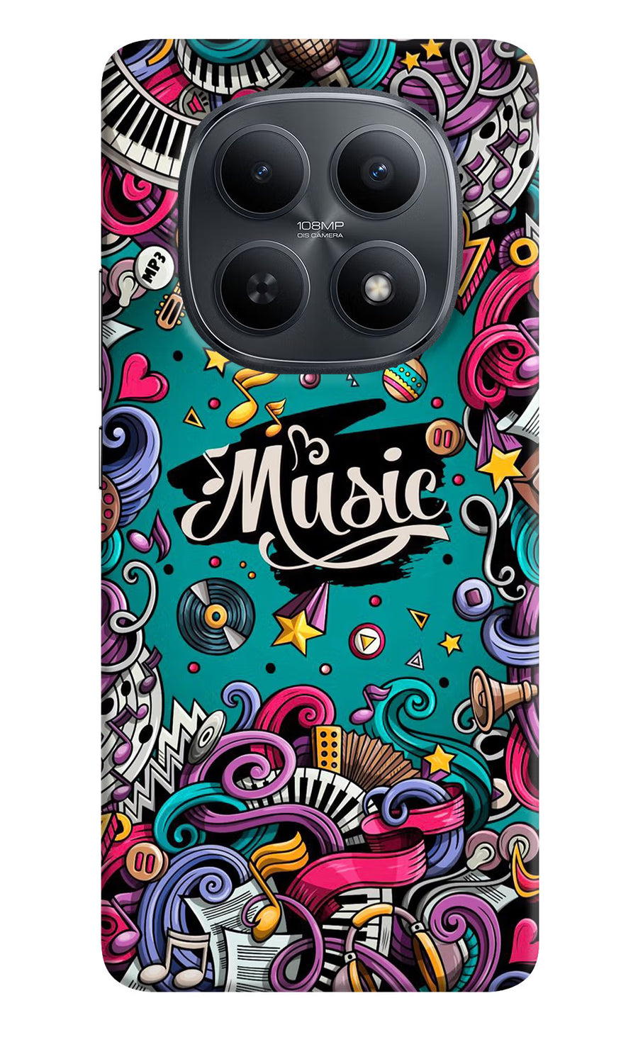 Music Graffiti Redmi Note 15 5G Back Cover, Hard case