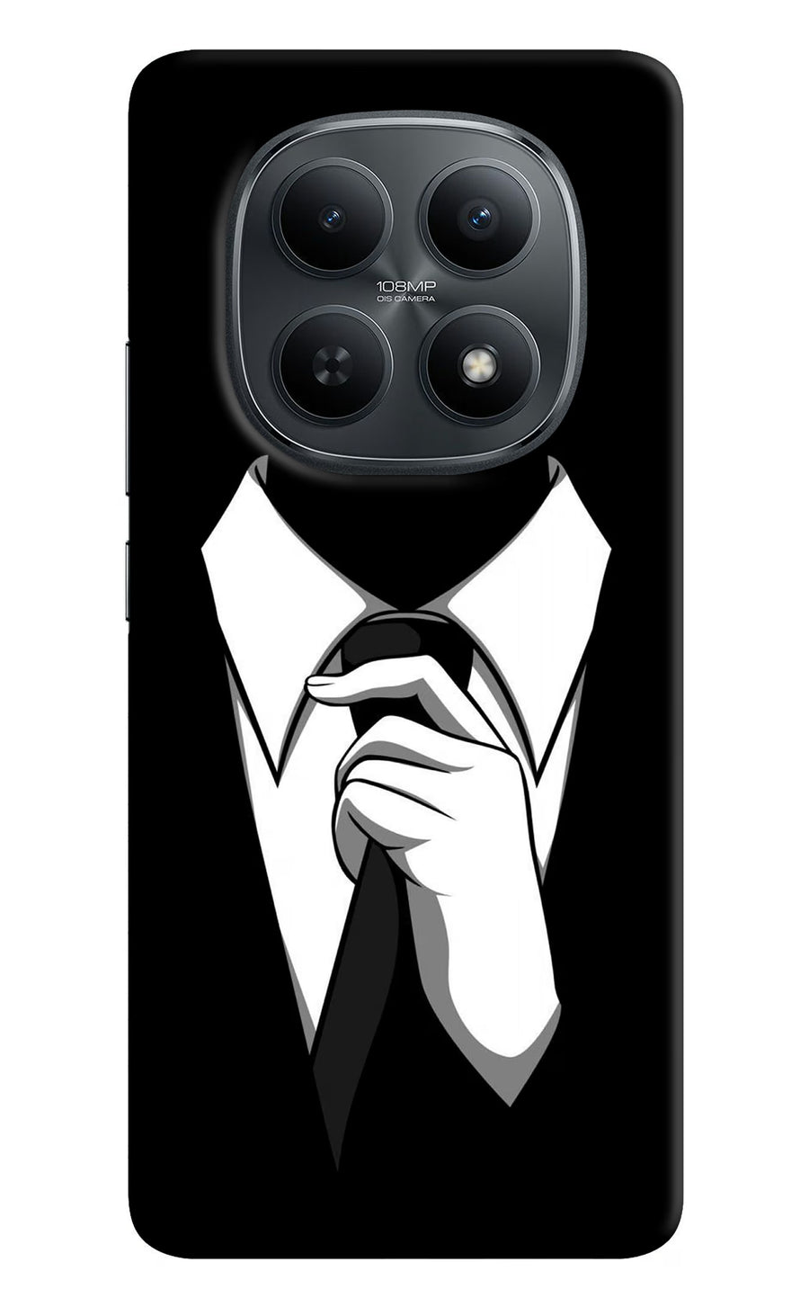 Black Tie Redmi Note 15 5G Back Cover, Hard case