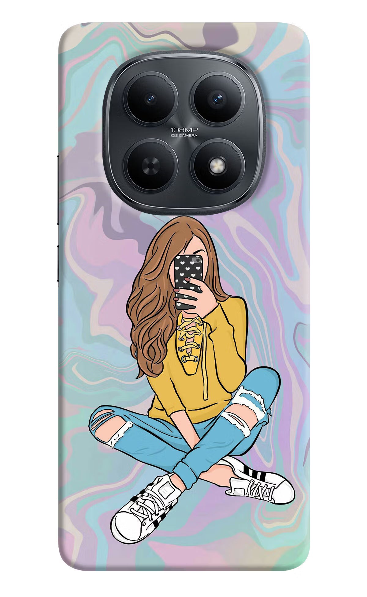 Selfie Girl Redmi Note 15 5G Back Cover