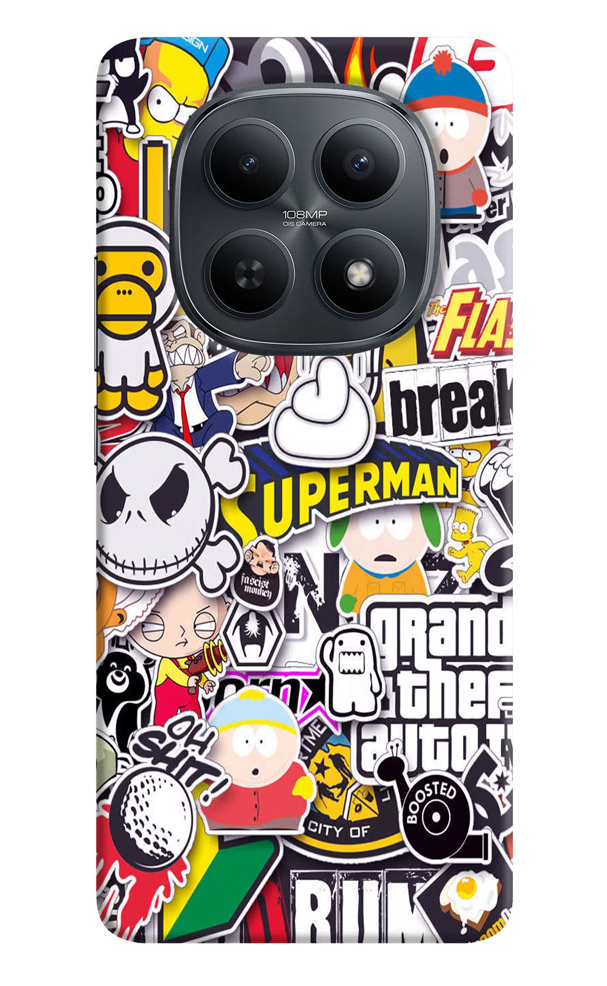 Sticker Bomb Redmi Note 15 5G Back Cover