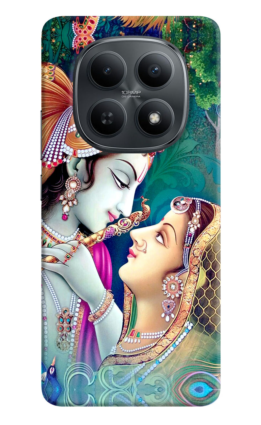 Lord Radha Krishna Redmi Note 15 5G Back Cover, Hard case