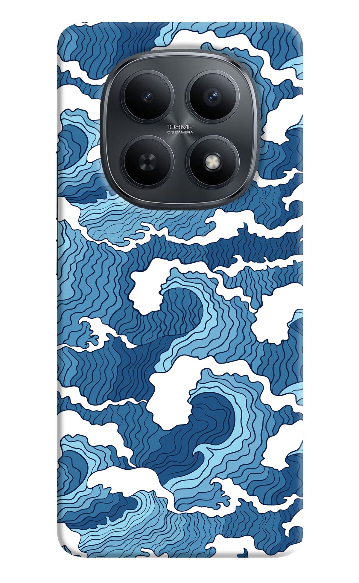 Blue Waves Redmi Note 15 5G Back Cover