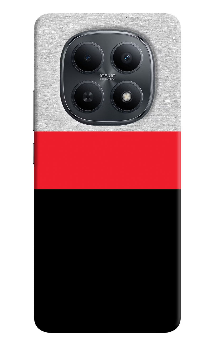 Tri Color Pattern Redmi Note 15 5G Back Cover, Hard case