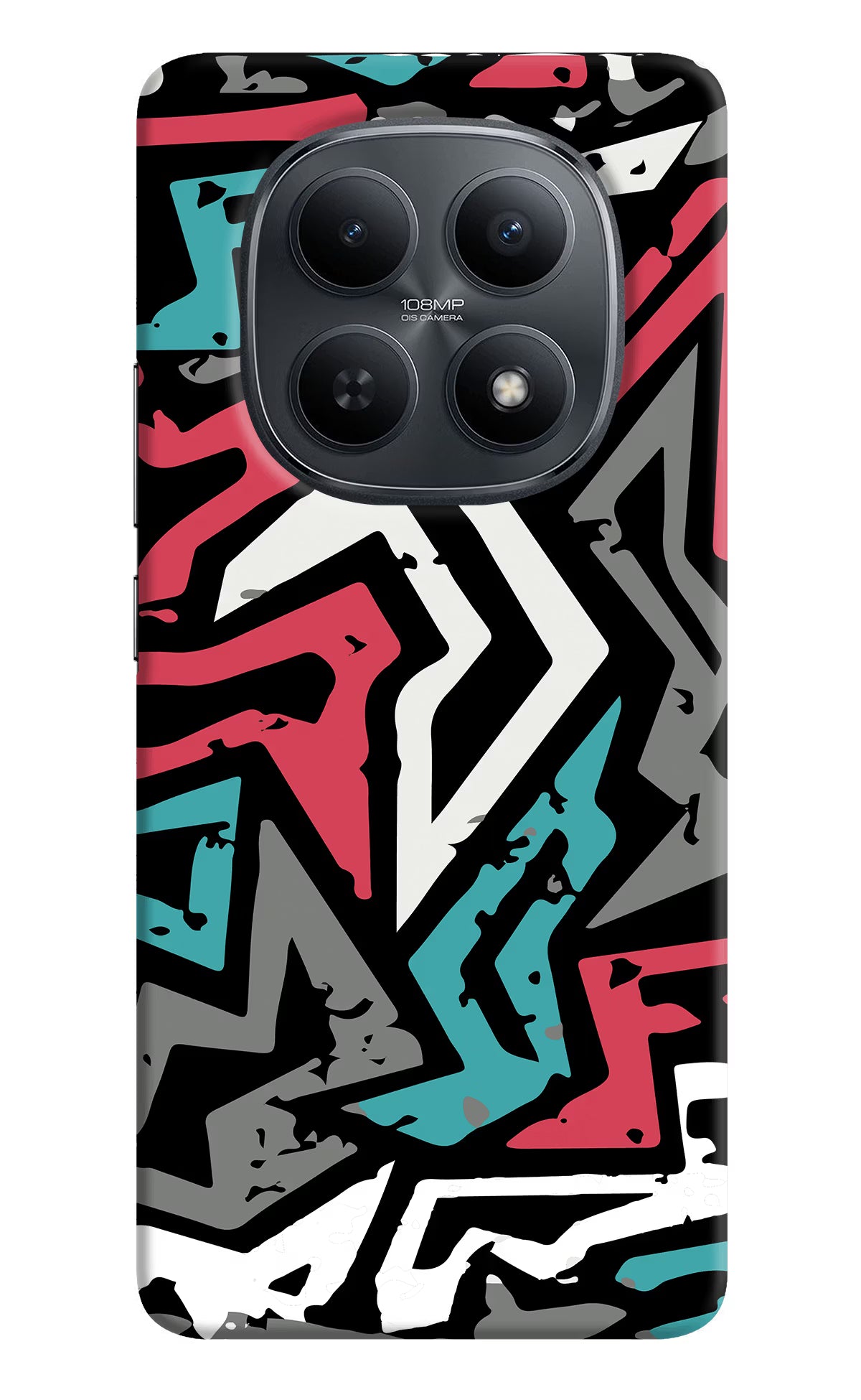 Geometric Graffiti Redmi Note 15 5G Back Cover