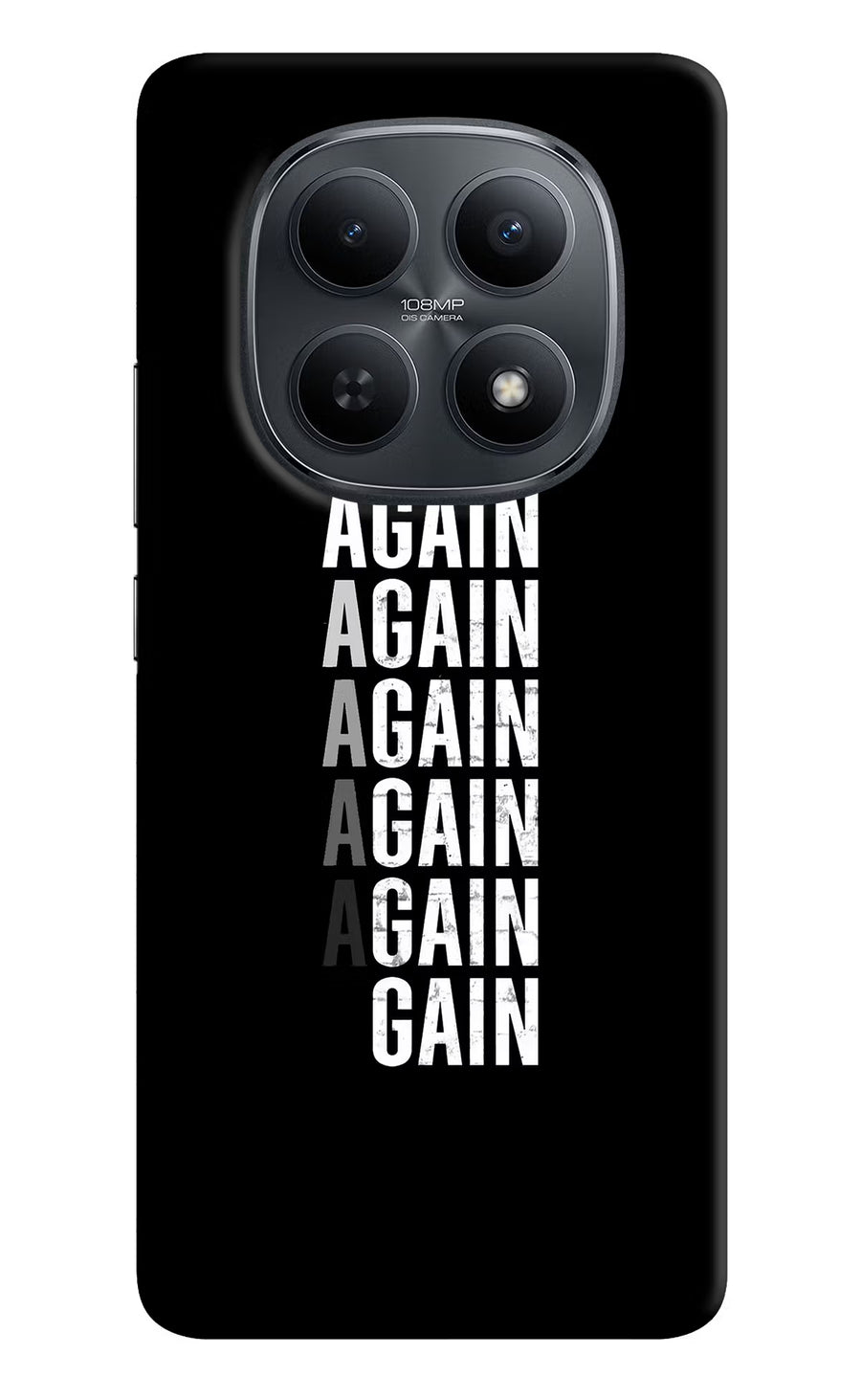 Again Again Gain Redmi Note 15 5G Back Cover, Hard case