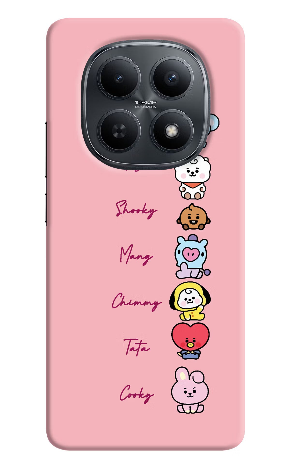 BTS names Redmi Note 15 5G Back Cover