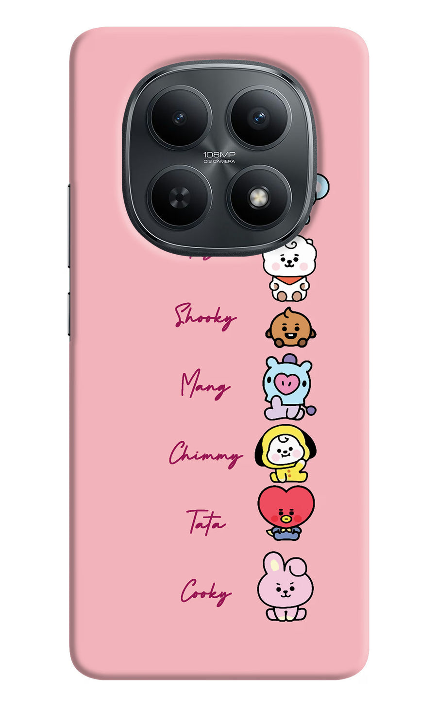 BTS names Redmi Note 15 5G Back Cover, Hard case
