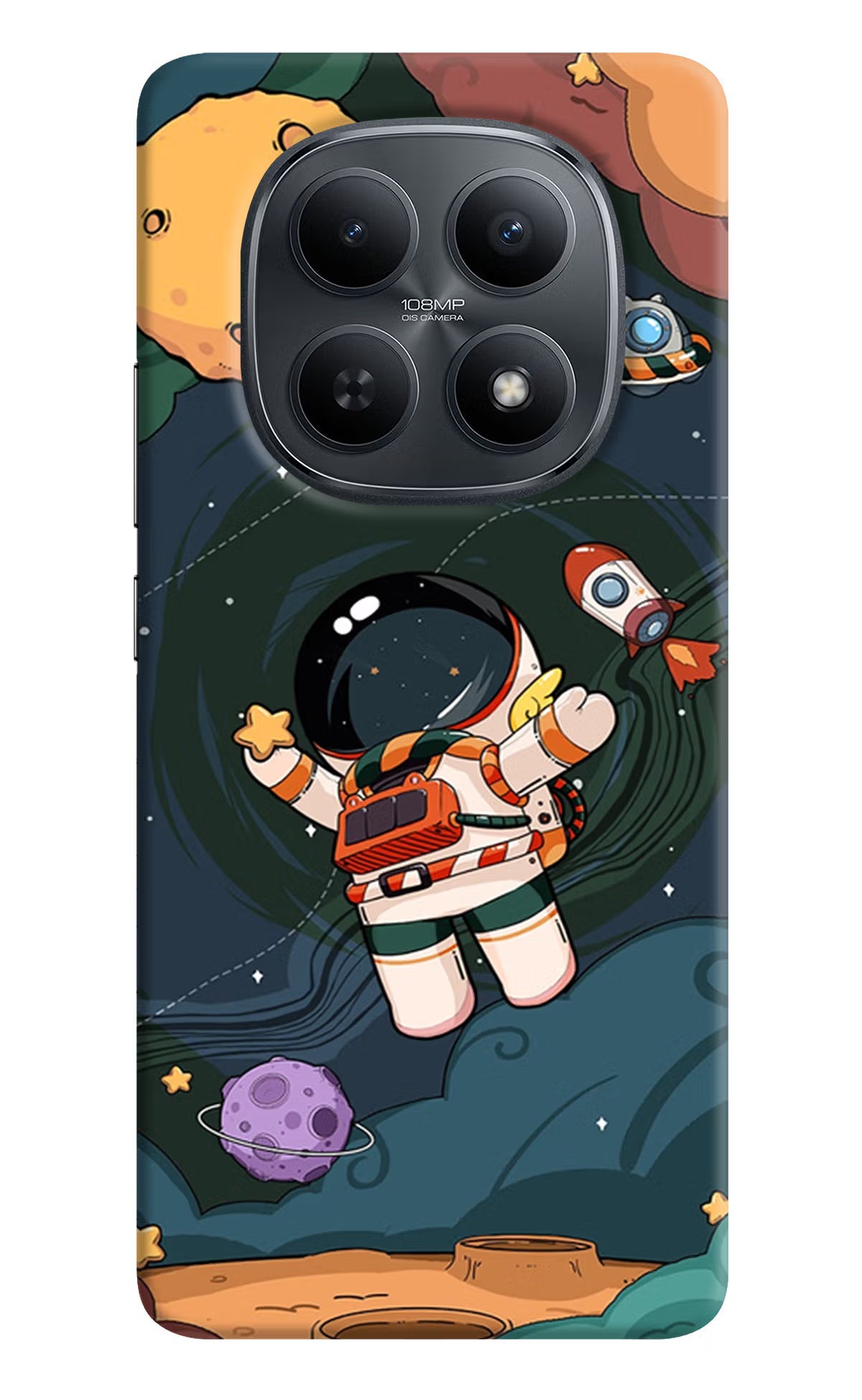 Cartoon Astronaut Redmi Note 15 5G Back Cover