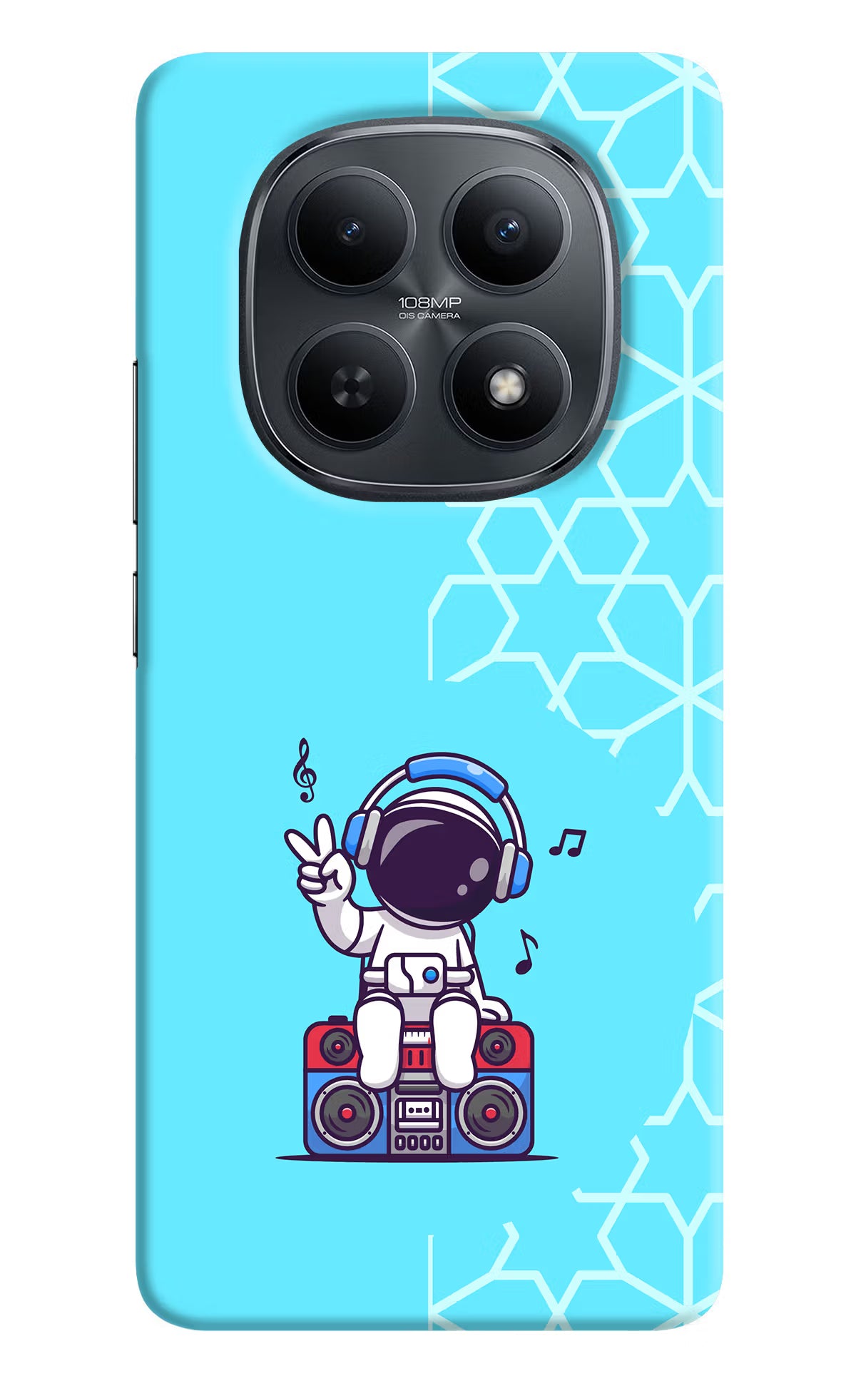 Cute Astronaut Chilling Redmi Note 15 5G Back Cover