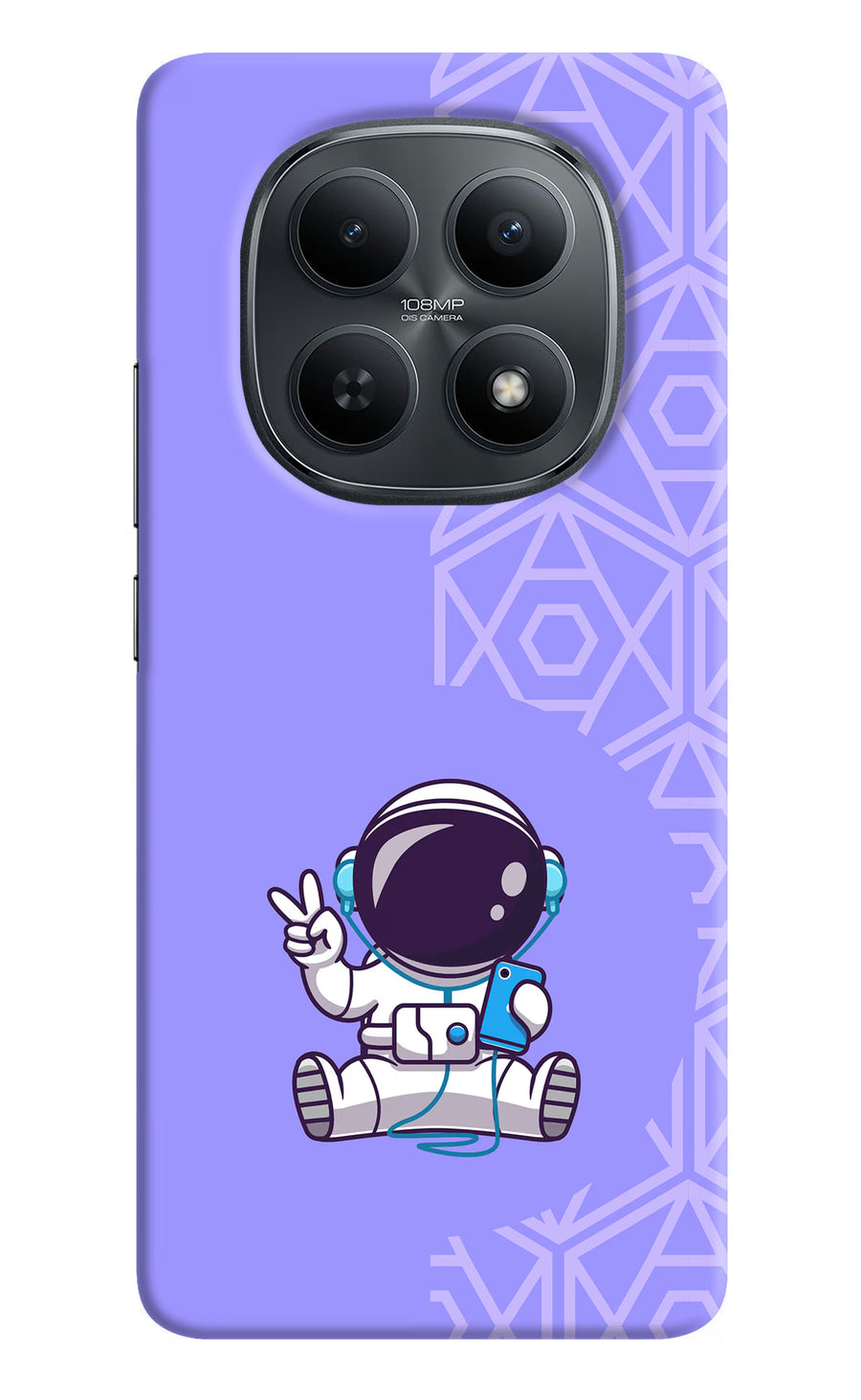 Cute Astronaut Chilling Redmi Note 15 5G Back Cover, Hard case
