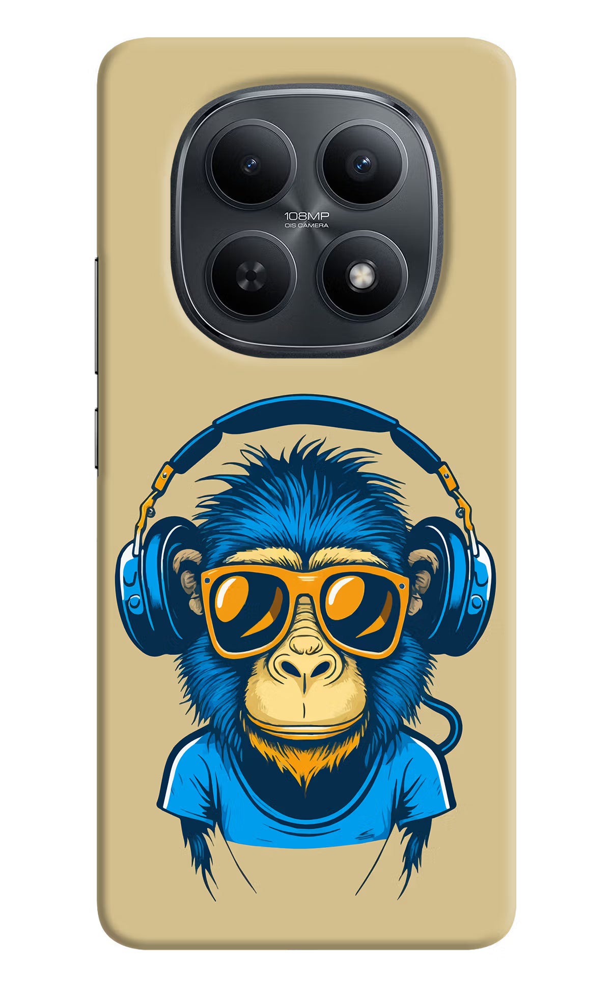 Monkey Headphone Redmi Note 15 5G Back Cover