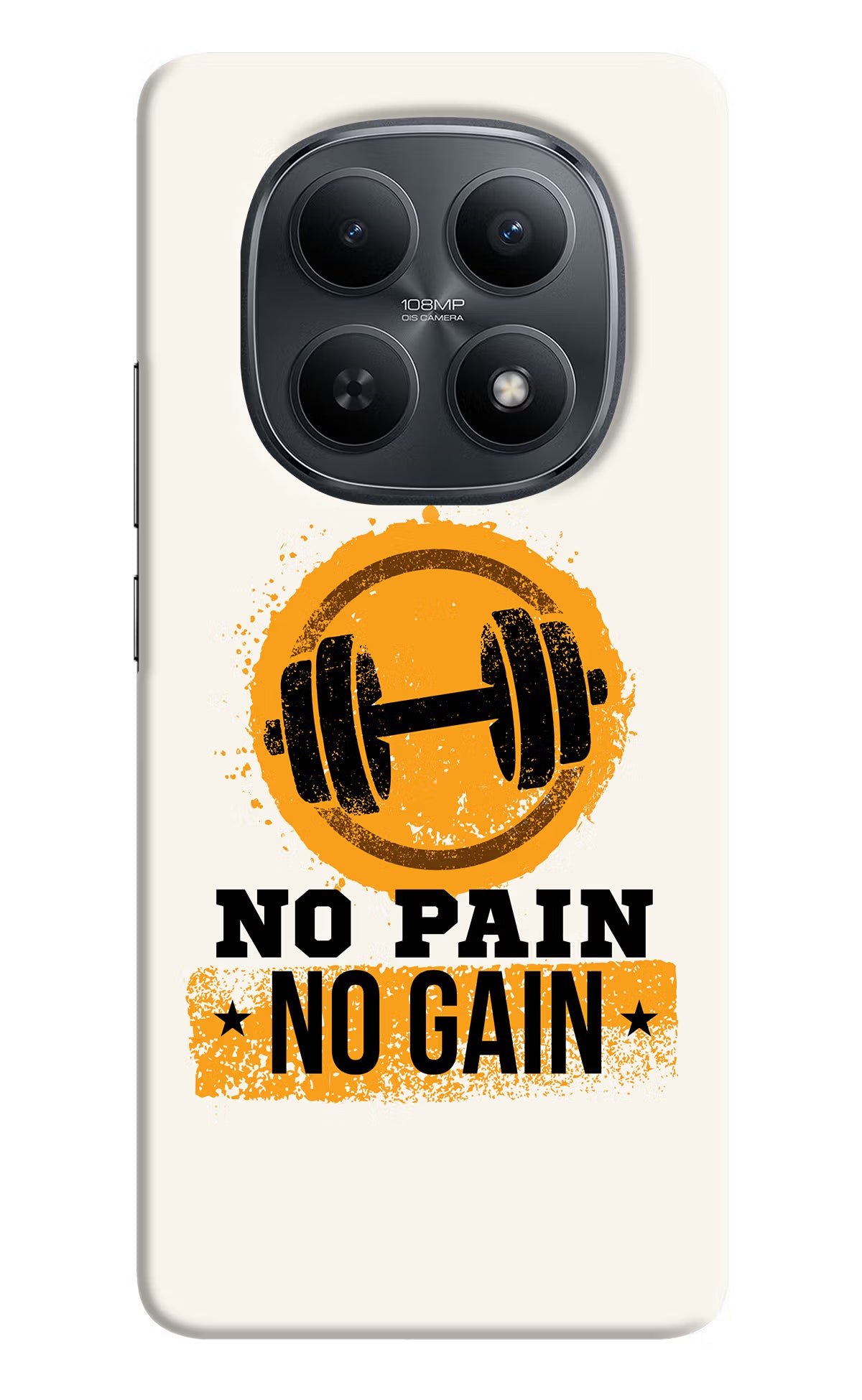 No Pain No Gain Redmi Note 15 5G Back Cover
