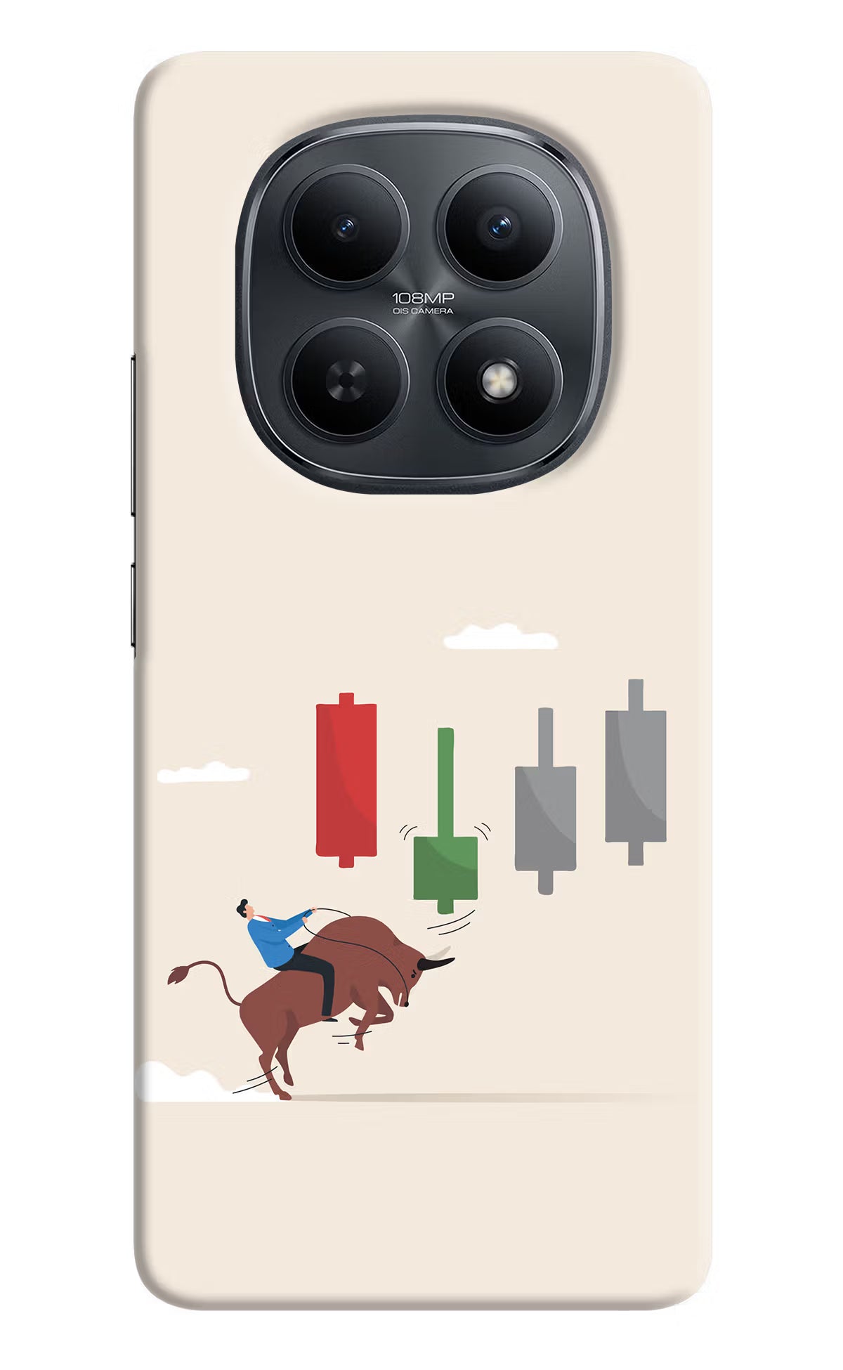 Bull Trading Momentum Redmi Note 15 5G Back Cover