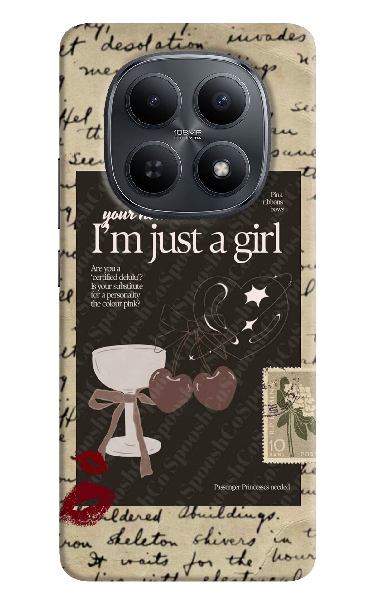 I am just a girl Redmi Note 15 5G Back Cover