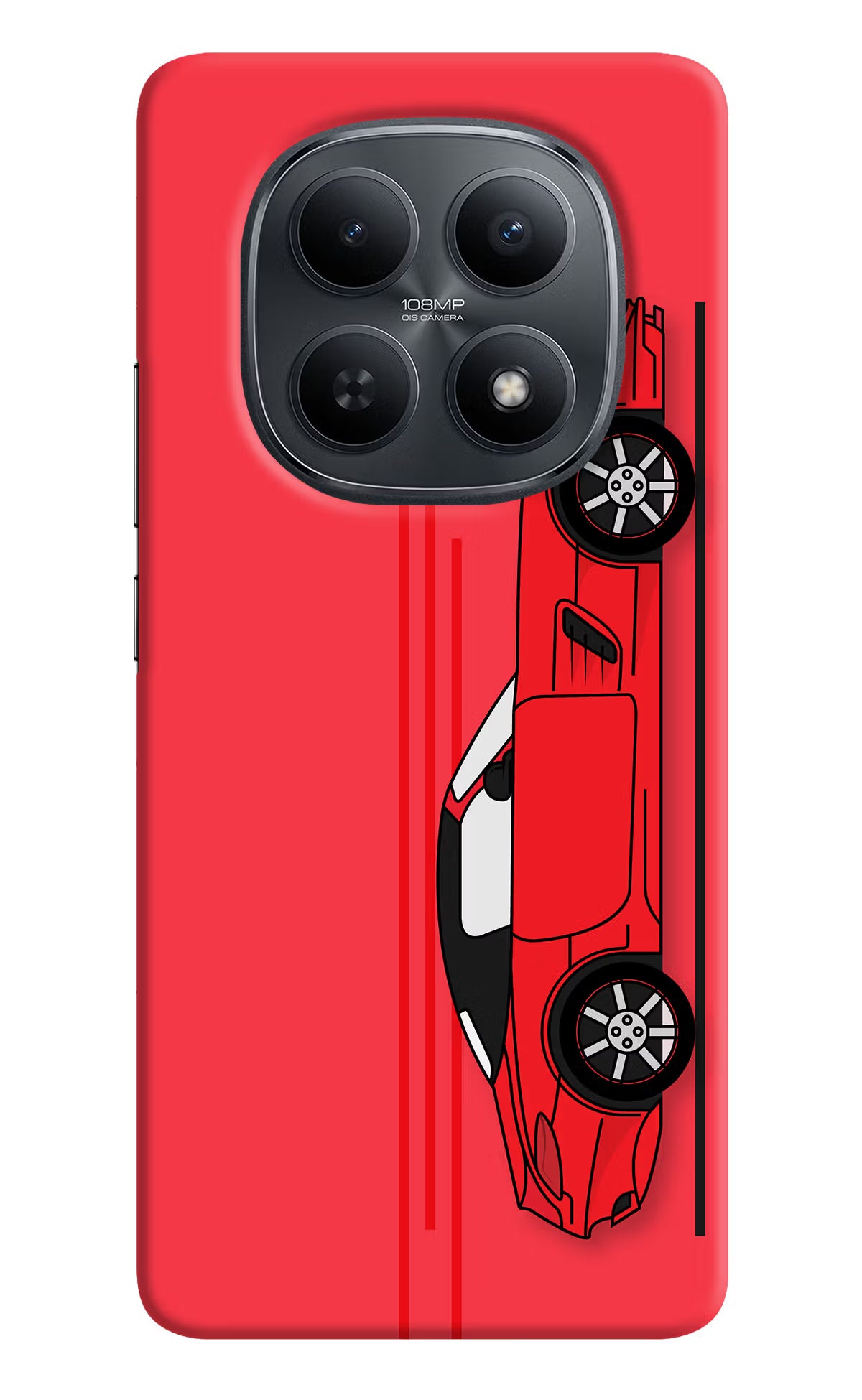 Red Velocity Redmi Note 15 5G Back Cover