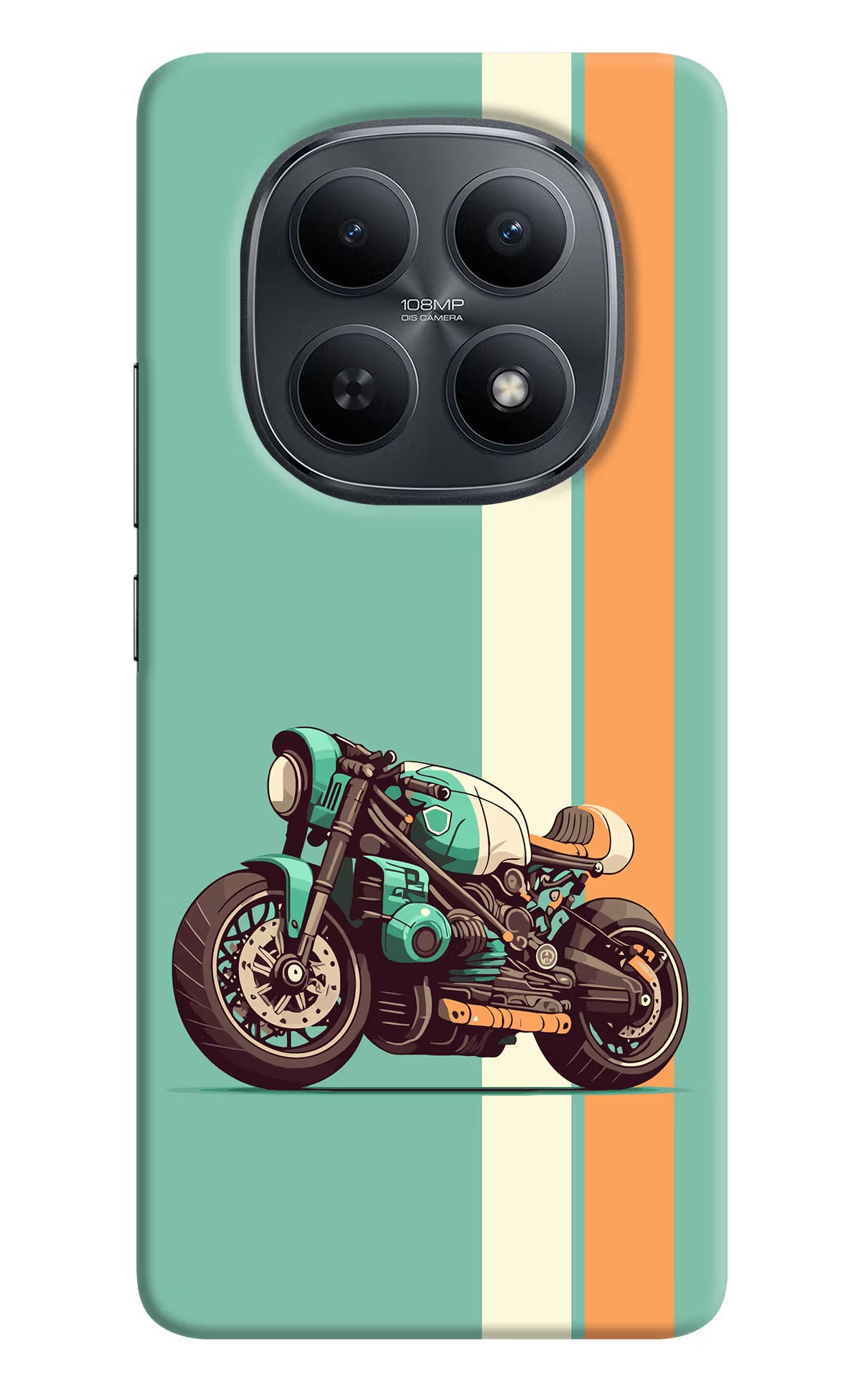 Striped Moto Drift Redmi Note 15 5G Back Cover