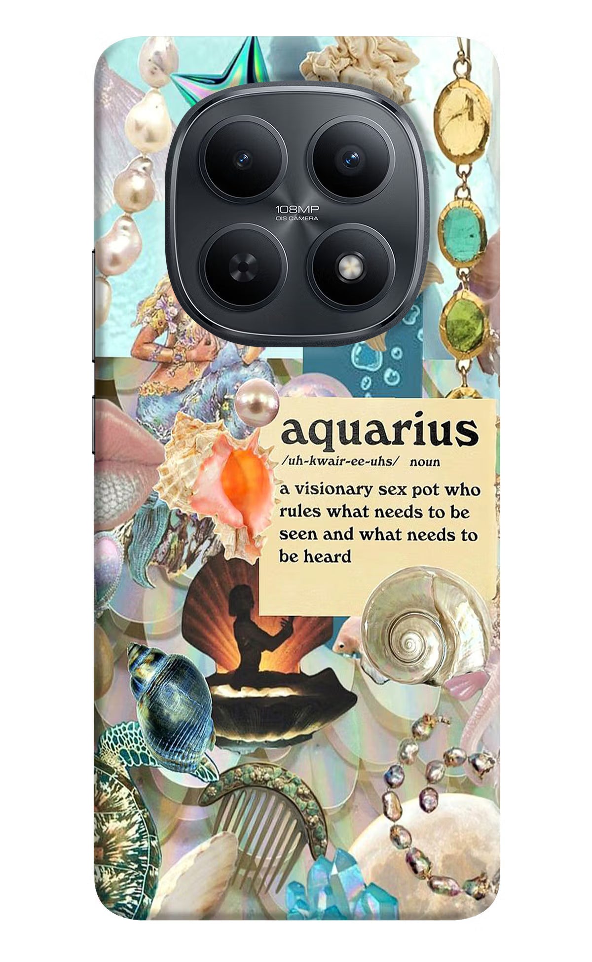 Aquarius Zodiac Redmi Note 15 5G Back Cover