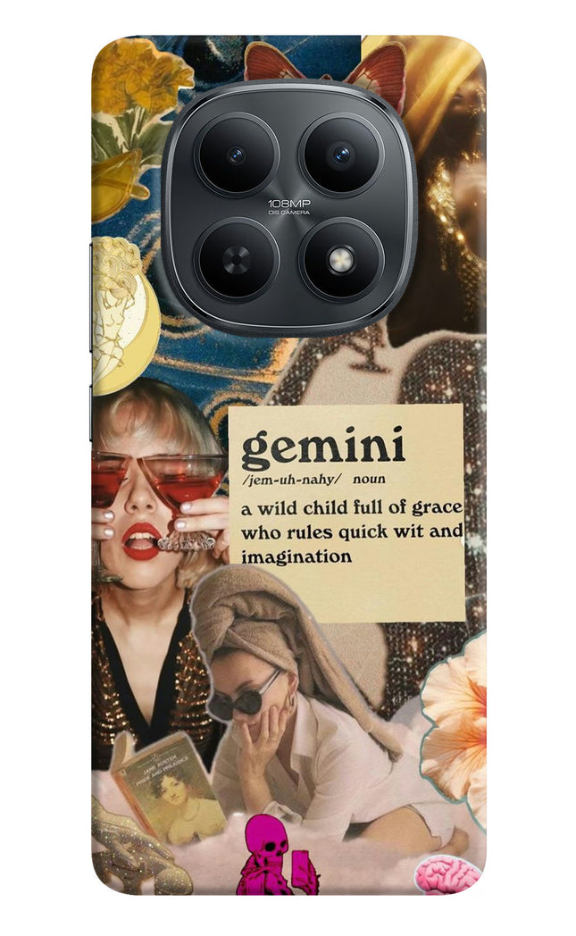 Gemini Zodiac Redmi Note 15 5G Hard Case Back Cover by Casekaro