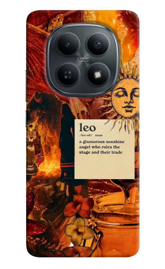 Leo Zodiac Redmi Note 15 5G Hard Case Back Cover by Casekaro