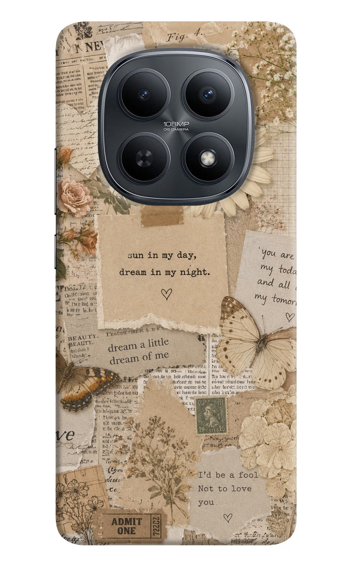 Vintage case Redmi Note 15 5G Back Cover