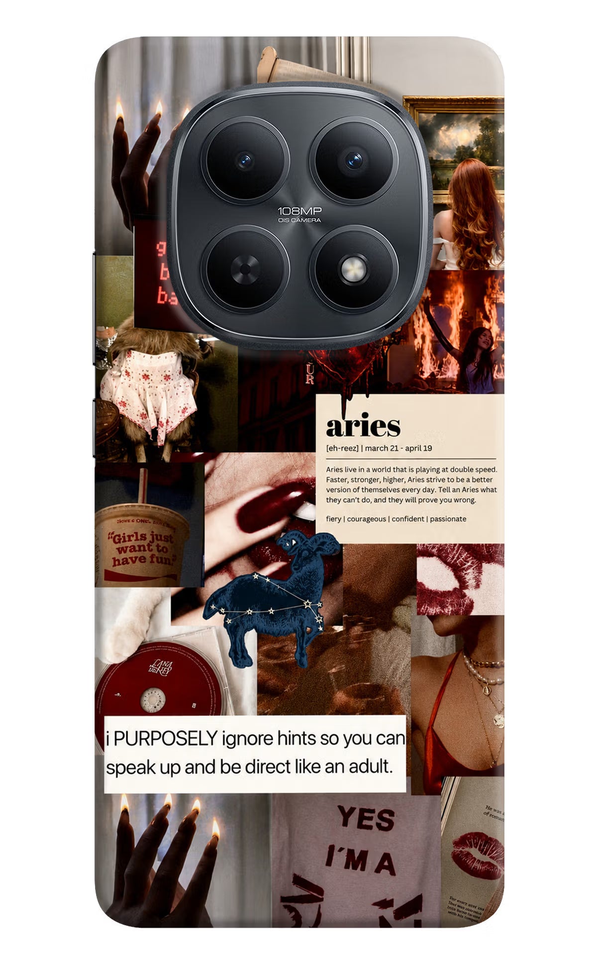 Zodiac Aries Redmi Note 15 5G Back Cover