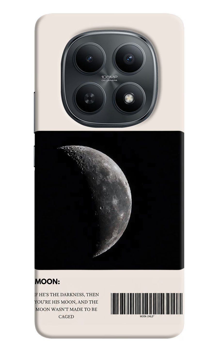 Moon Phase Redmi Note 15 5G Back Cover, Hard case