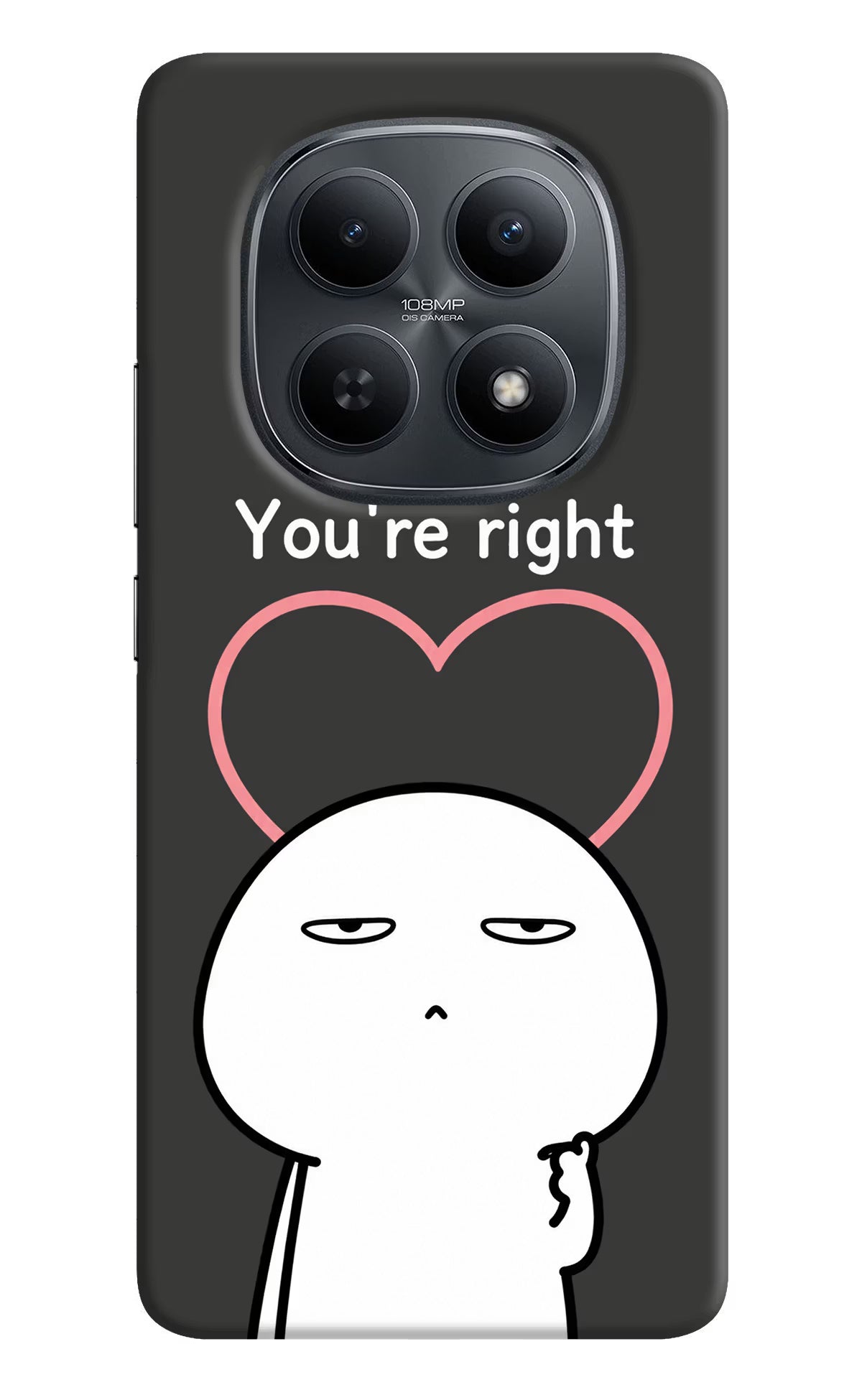 You're Right Redmi Note 15 5G Back Cover