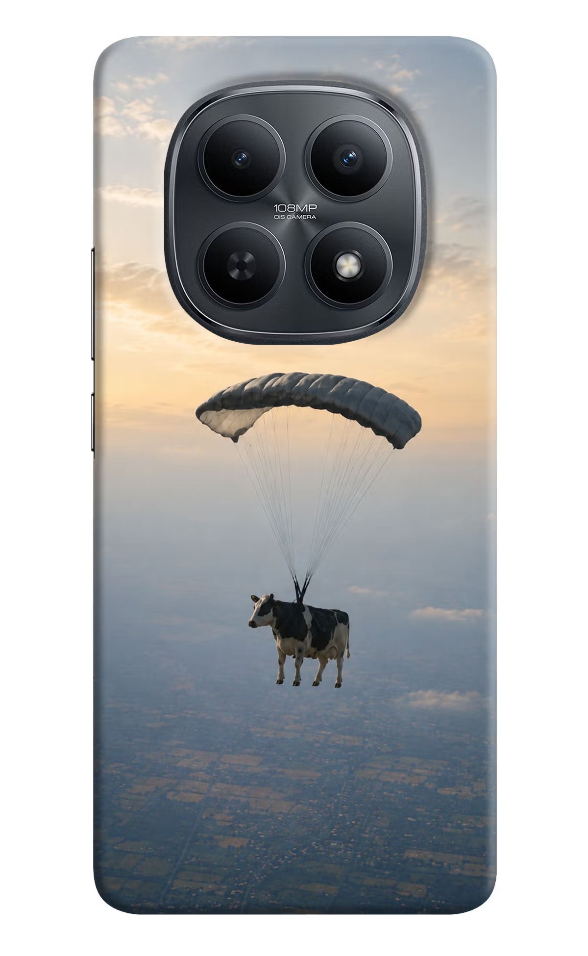 Skydiving Cow Redmi Note 15 5G Back Cover