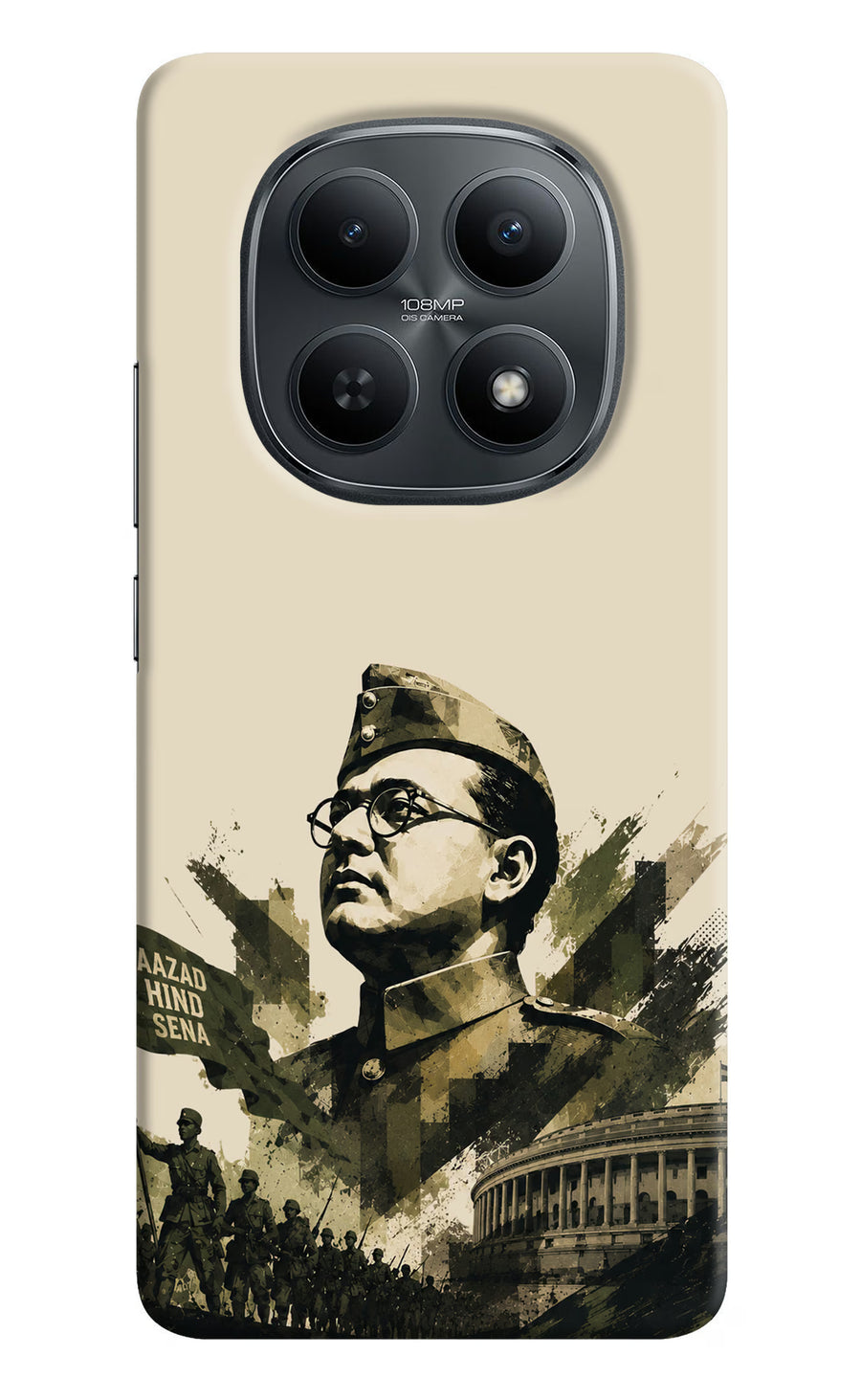 Netaji Rising Redmi Note 15 5G Back Cover, Hard case