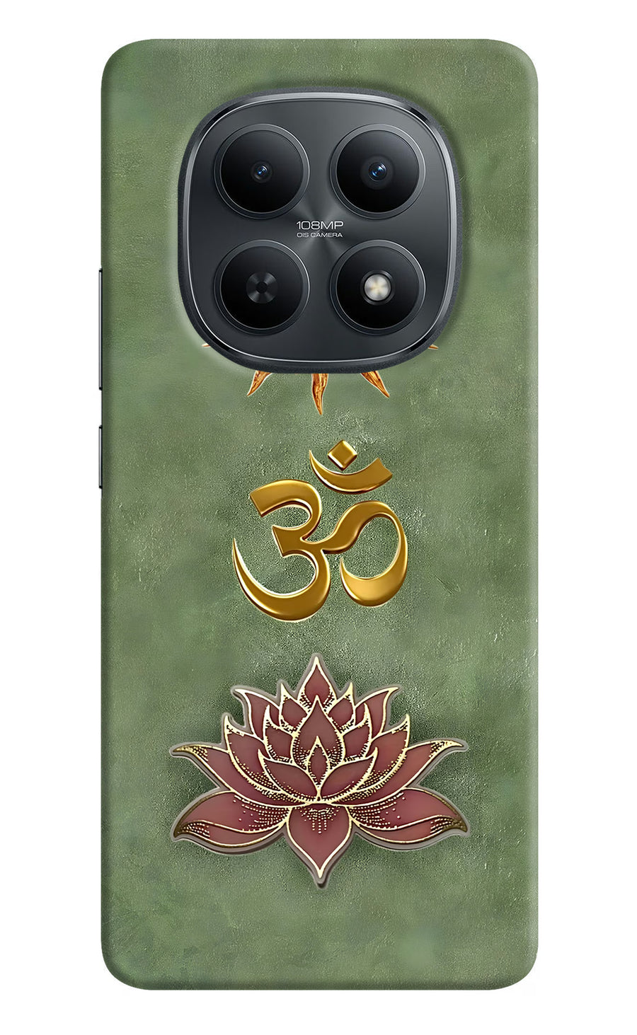 Om & Lotus Redmi Note 15 5G Back Cover, Hard case