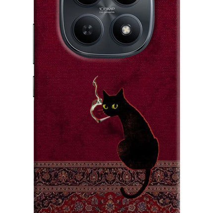 Midnight Cat Redmi Note 15 5G Hard Case Back Cover by Casekaro