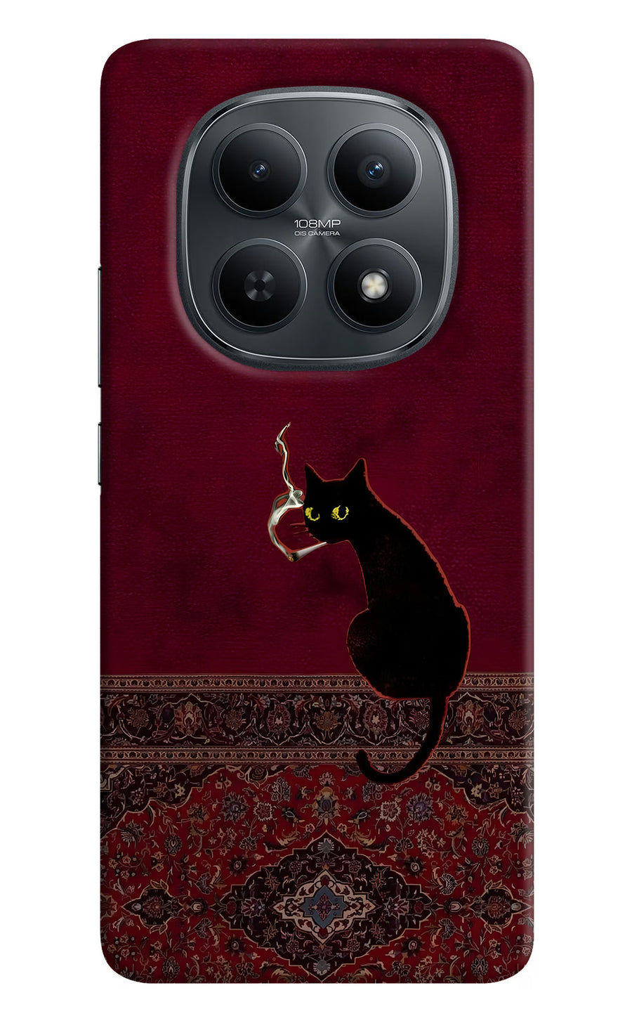 Midnight Cat Redmi Note 15 5G Back Cover, Hard case